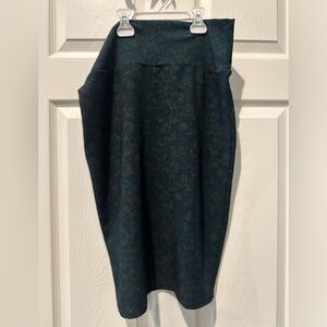 Lularoe green skirt